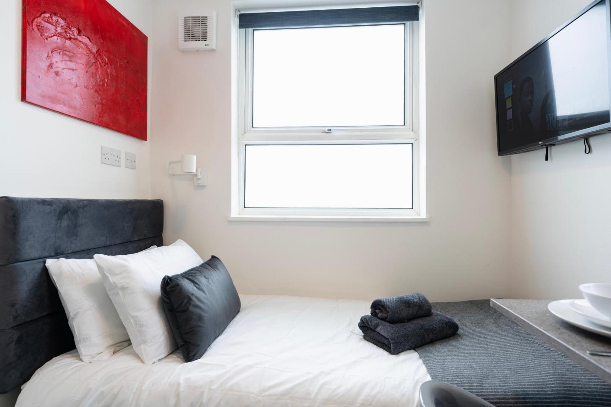 לונדון Boutique Studios By Luxestays Fulham Broadway מראה חיצוני תמונה
